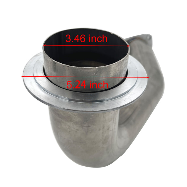 Speedzone Performance LLC SPDZ1 2017-2025 Chevy L5P Duramax Diesel 3.5-inch downpipe exhaust for improved engine performance