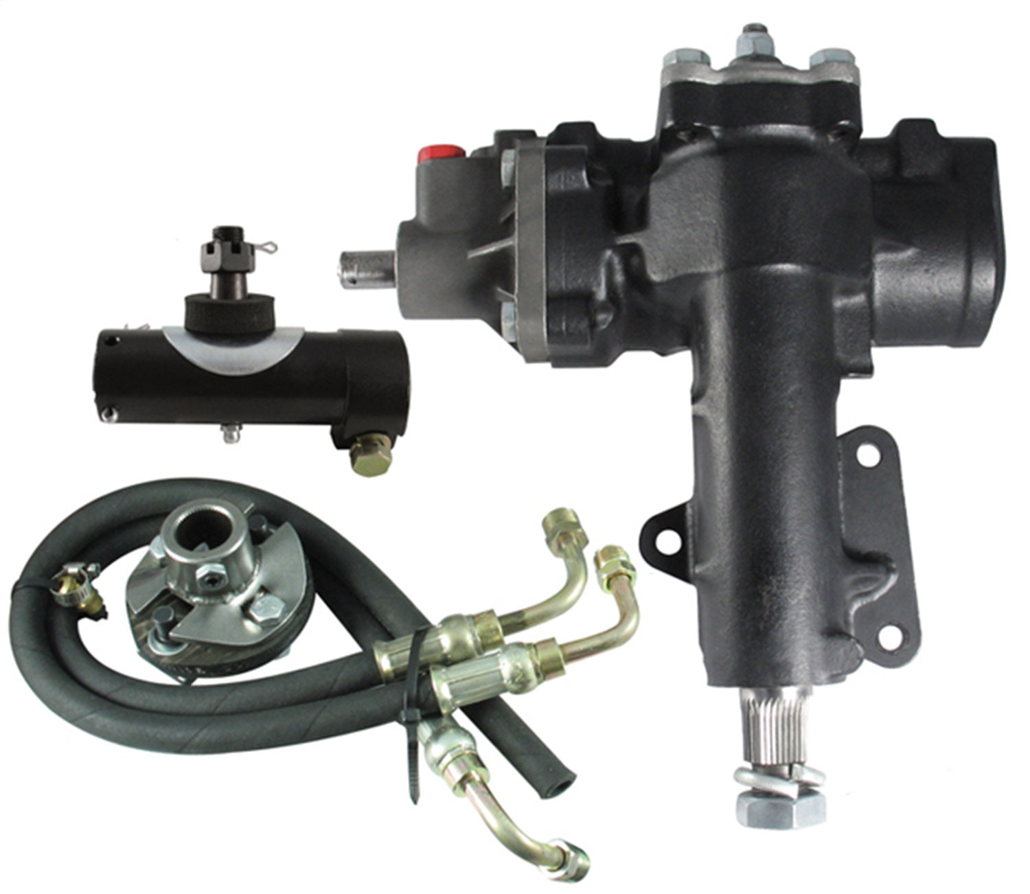 Borgeson - Steering Conversion Kit - P/N: 999031 - 1963-1966 Corvette Complete Power Steering Conversion Kit. For Cars With Factory Style Power Steering And A 3/4 In.-36 Spline Column. Montgomery Parts