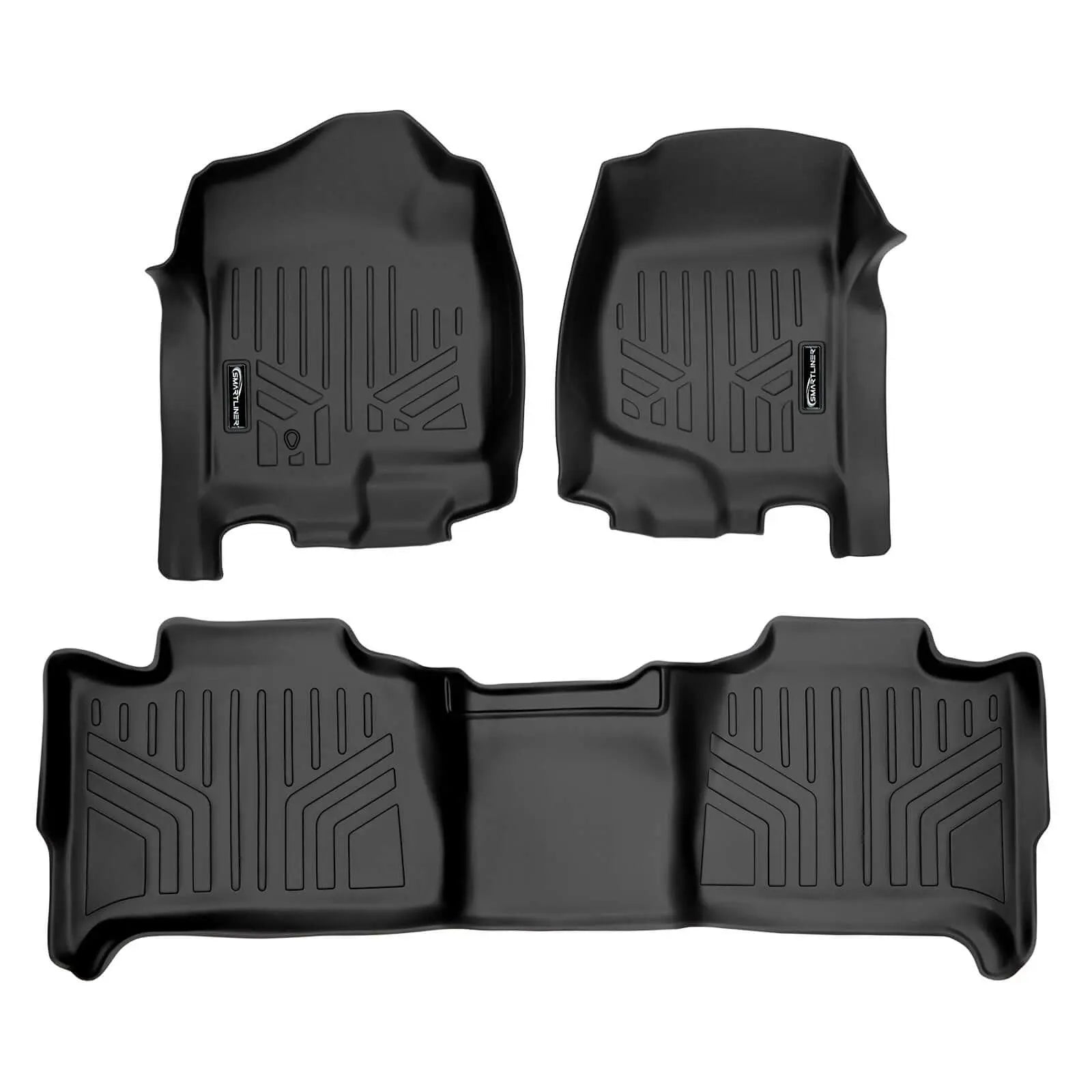 Smart Trim™ Custom Fit Floor Liners For 2007-2014 Tahoe / Suburban / Yukon / Yukon XL / Denali (No Hybrid Models) Smartliner USA