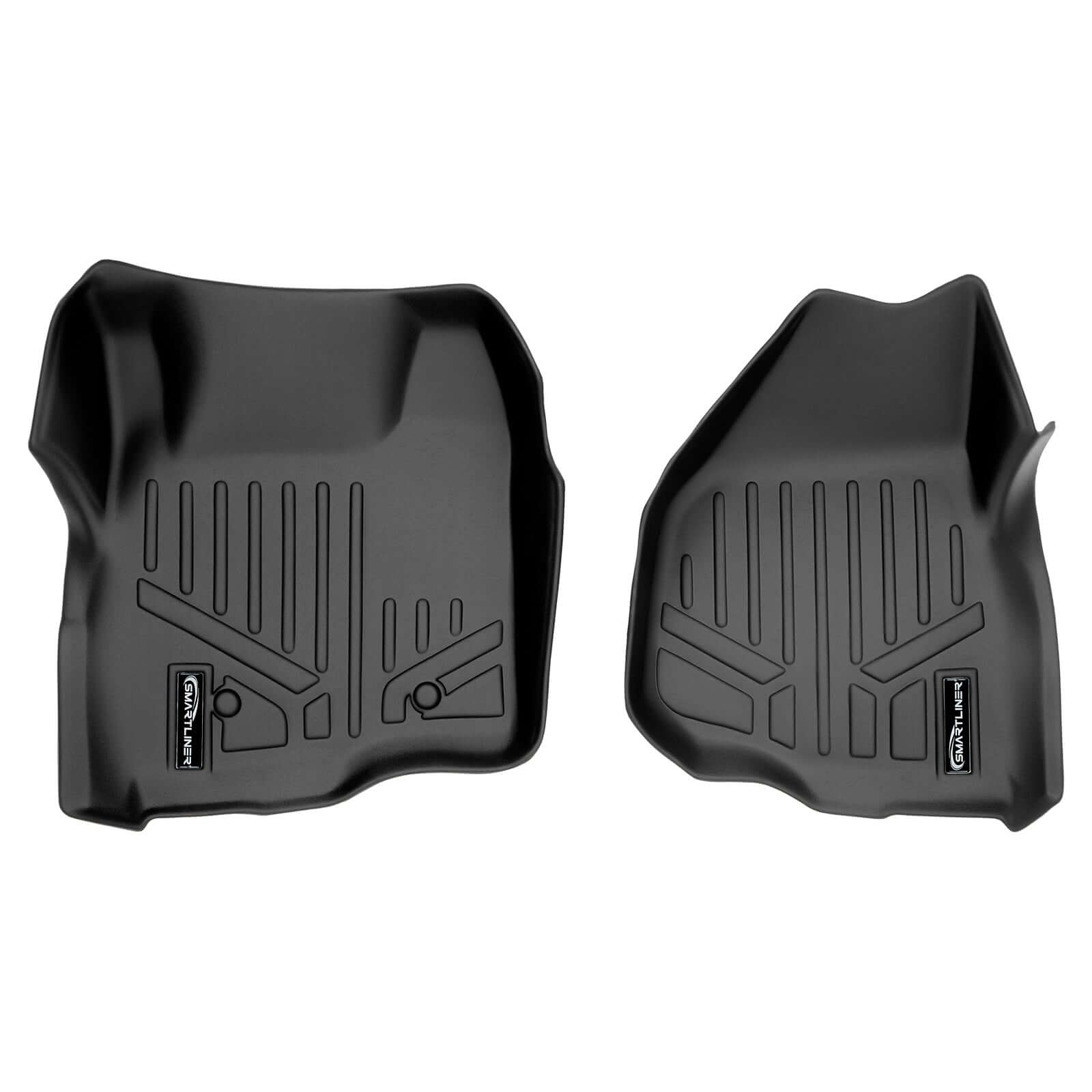SMARTLINER Custom Fit Floor Liners For 2011-2012 F-250/F-350/F-450 Super Duty with Depressed Drivers Side Pedal Smartliner USA