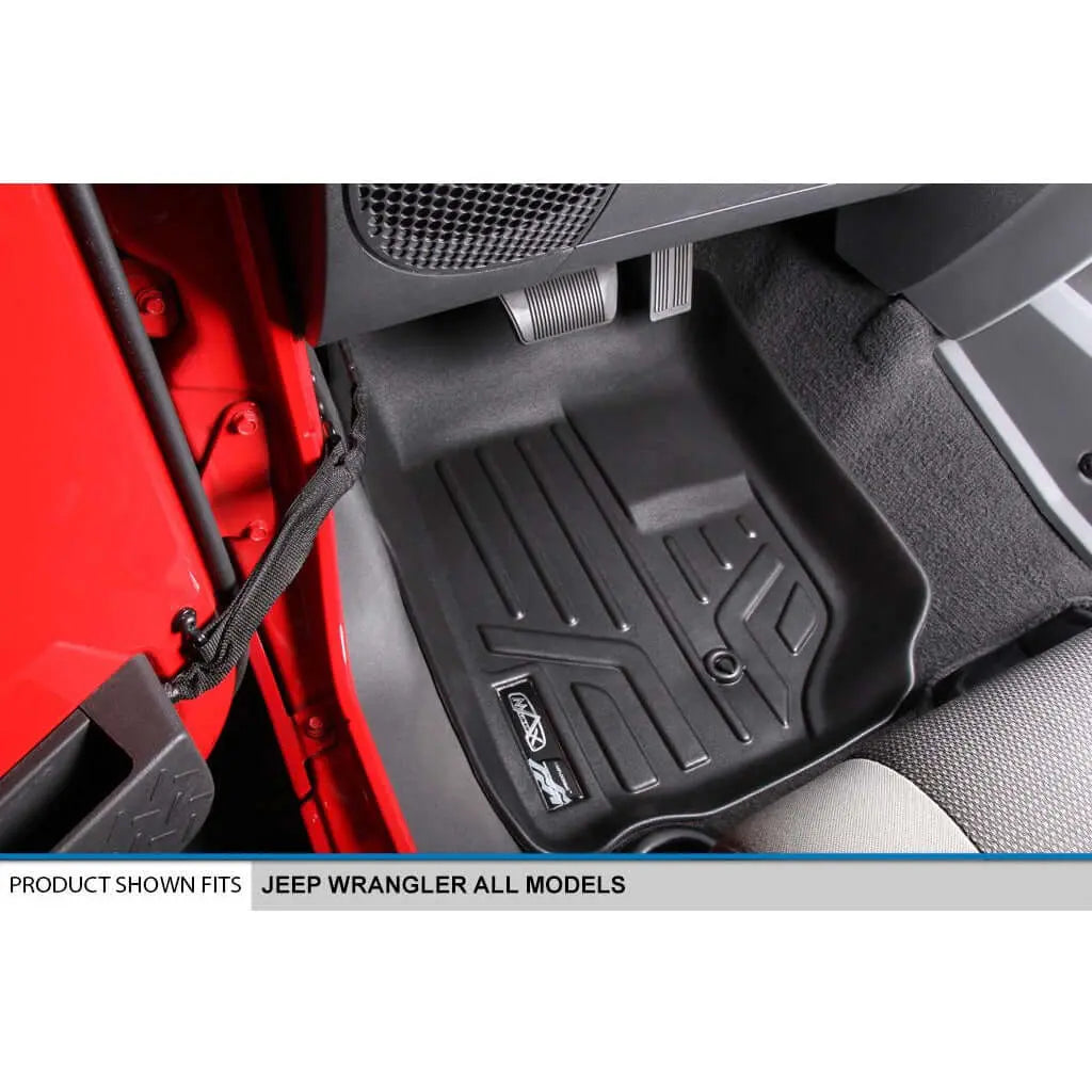 SMARTLINER Custom Fit Floor Liners For 2011-2013 Jeep Wrangler Unlimited (4-Door) Smartliner USA