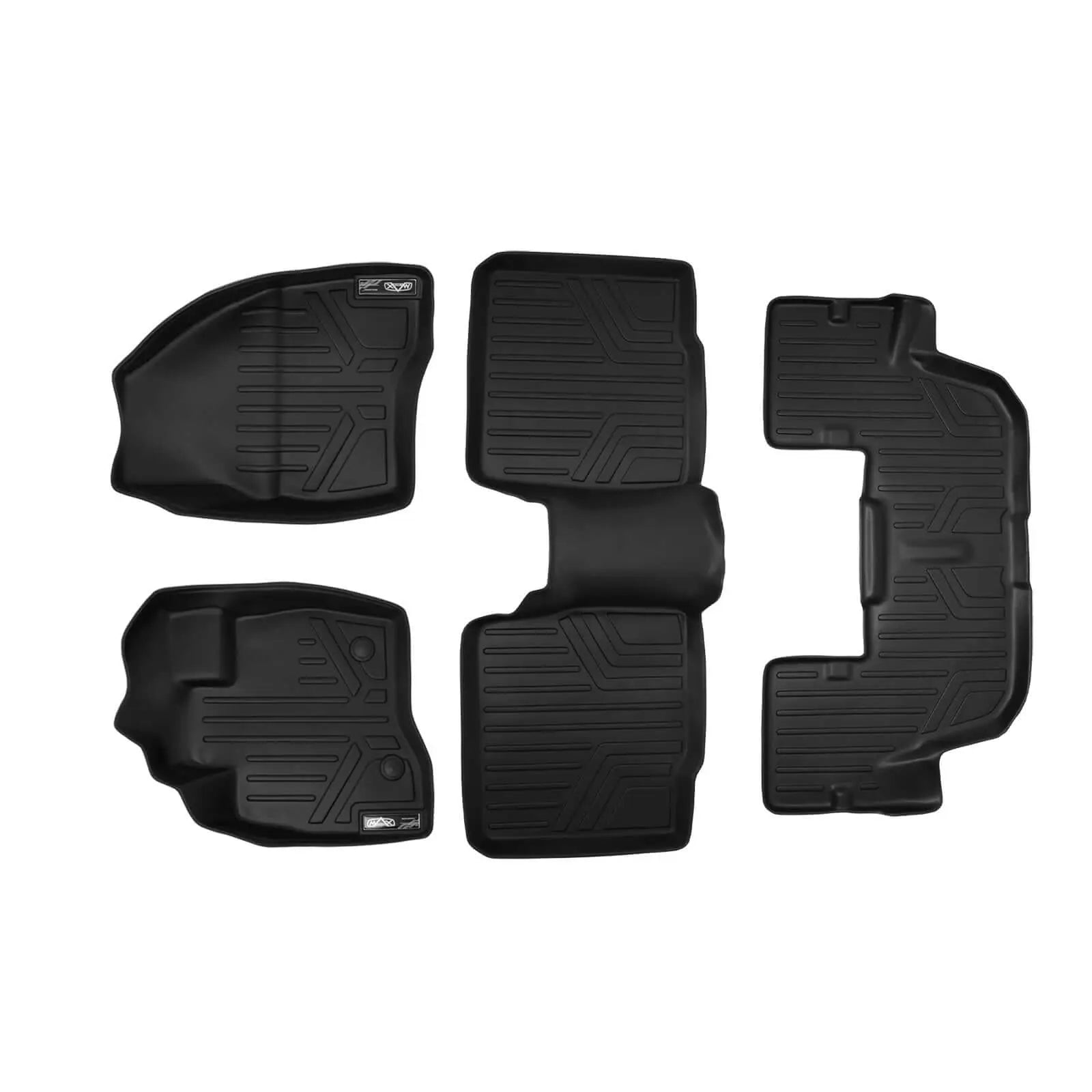 SMARTLINER Custom Fit Floor Liners For 2015-2016 Explorer (without 2nd Row Center Console) Smartliner USA