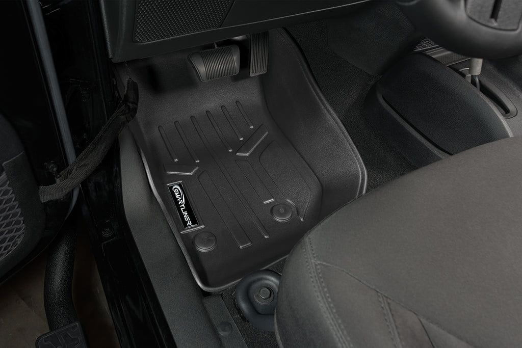 SMARTLINER Custom Fit Floor Liners For 2014-2018 Jeep Wrangler 2 Door Model Only (JK Old Body Style Only) Smartliner USA