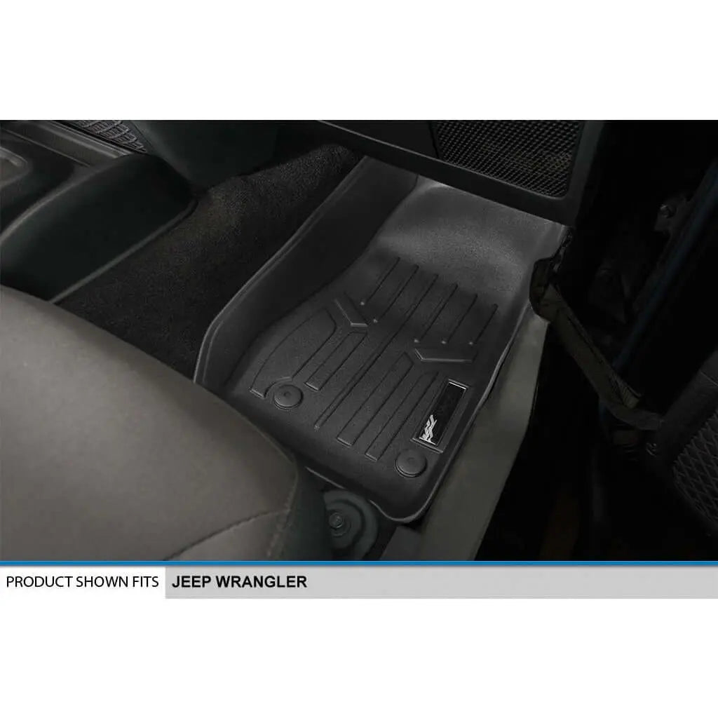 SMARTLINER Custom Fit Floor Liners For 2011 - 2014 Jeep Wrangler Unlimited (4-Door Only) Smartliner USA