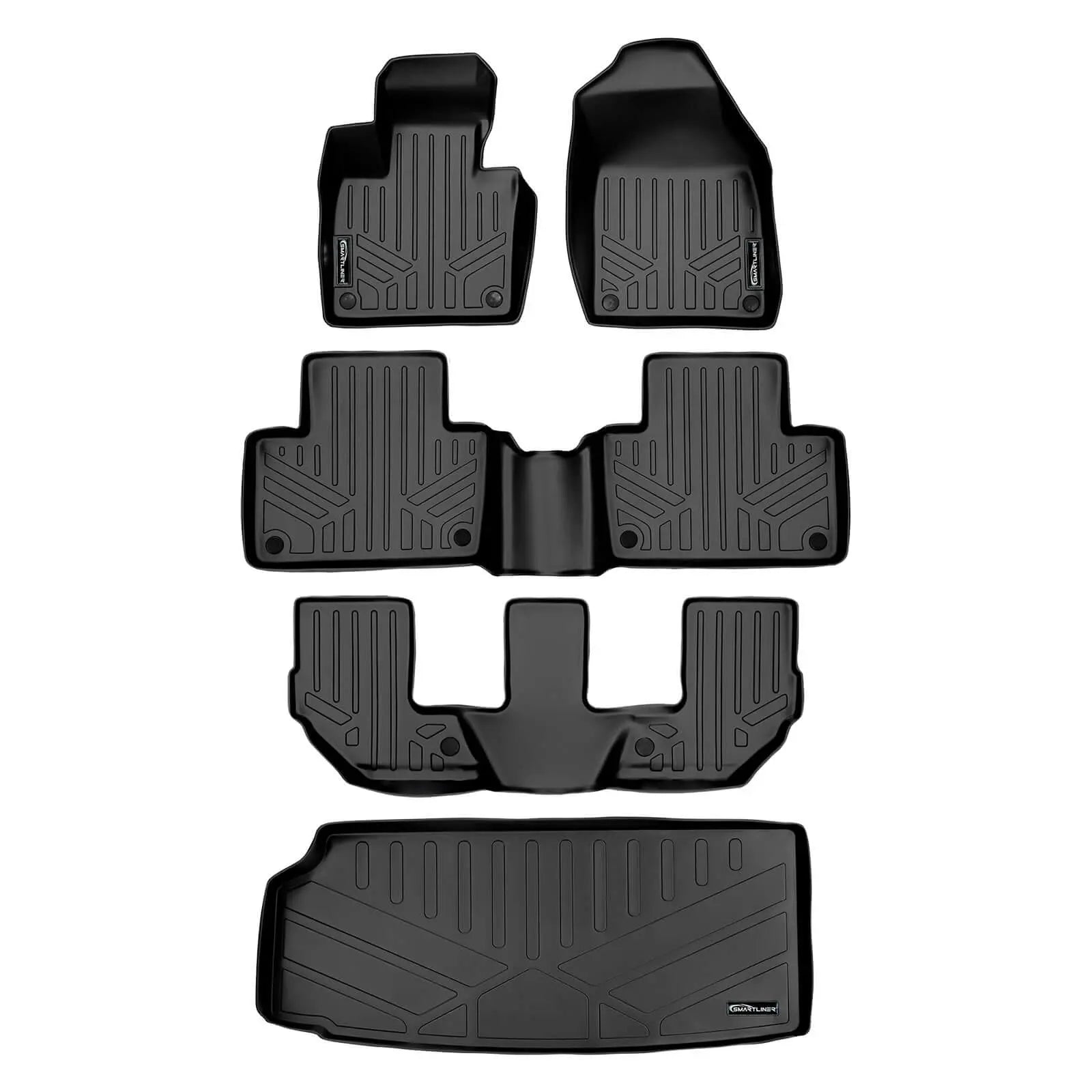 SMARTLINER Custom Fit Floor Liners For 2016-2026 Volvo XC90 (No Plug-in Hybrid Models) Smartliner USA