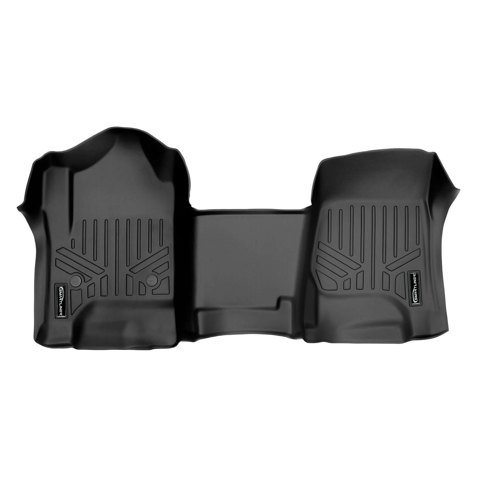 SMARTLINER Floor Liners for Double Cab 2014-2018 Silverado/Sierra 1500 - 2015-2021 2500/3500 HD, fitment detail