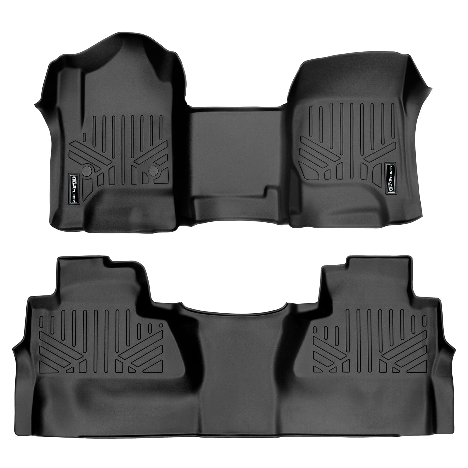 SMARTLINER Floor Liners for GMC Sierra 1500 Crew Cab 2014 - 2018 (Carpeted flooring) 1st Row Bench Half, product detail