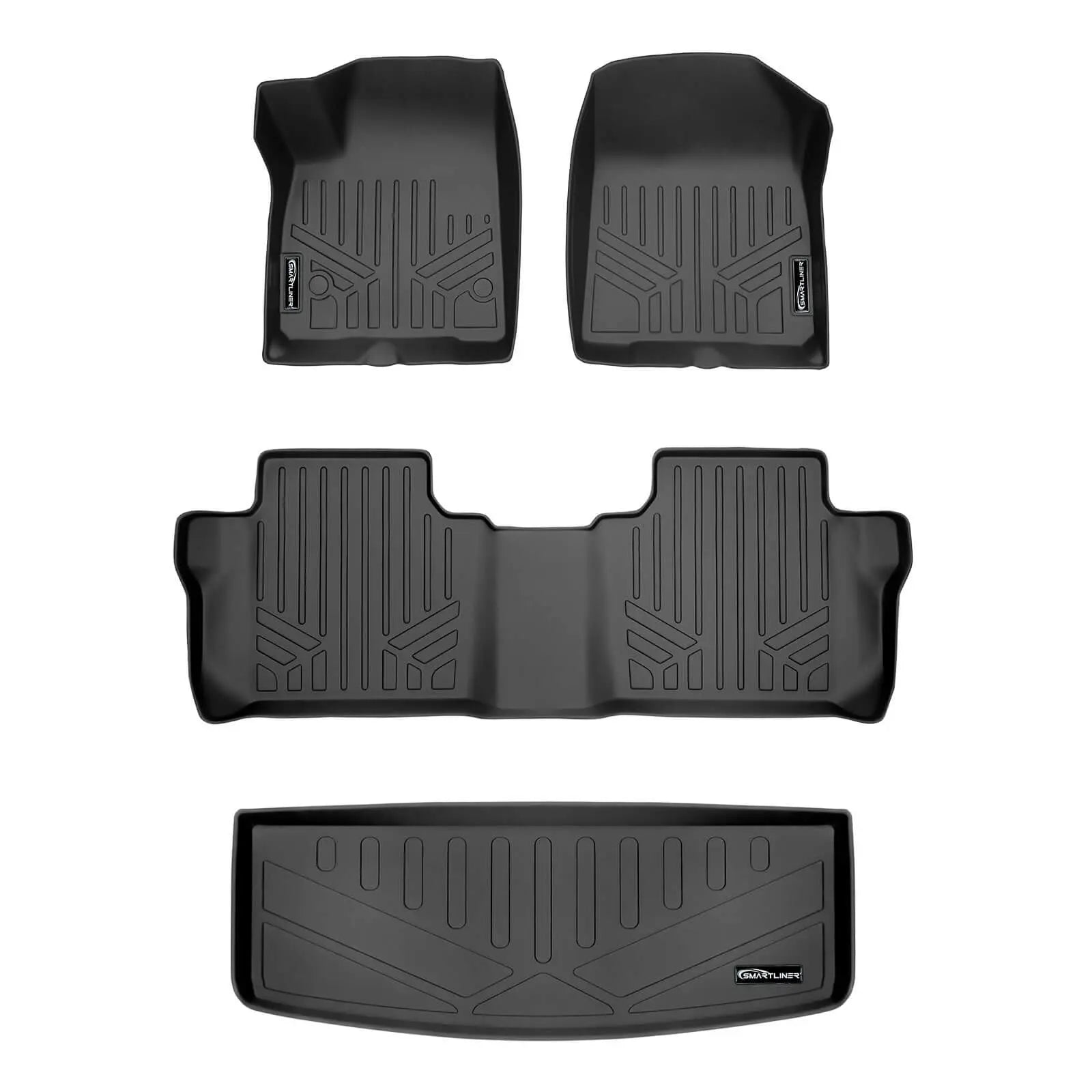 SMARTLINER Custom Fit Floor Liners For 2017-2023 GMC Acadia (7 Passenger) Smartliner USA