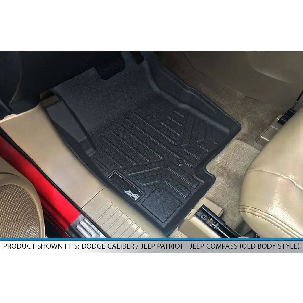 SMARTLINER Custom Fit Floor Liners For 2007-2017 Jeep Patriot / Compass Old Body Style Smartliner USA