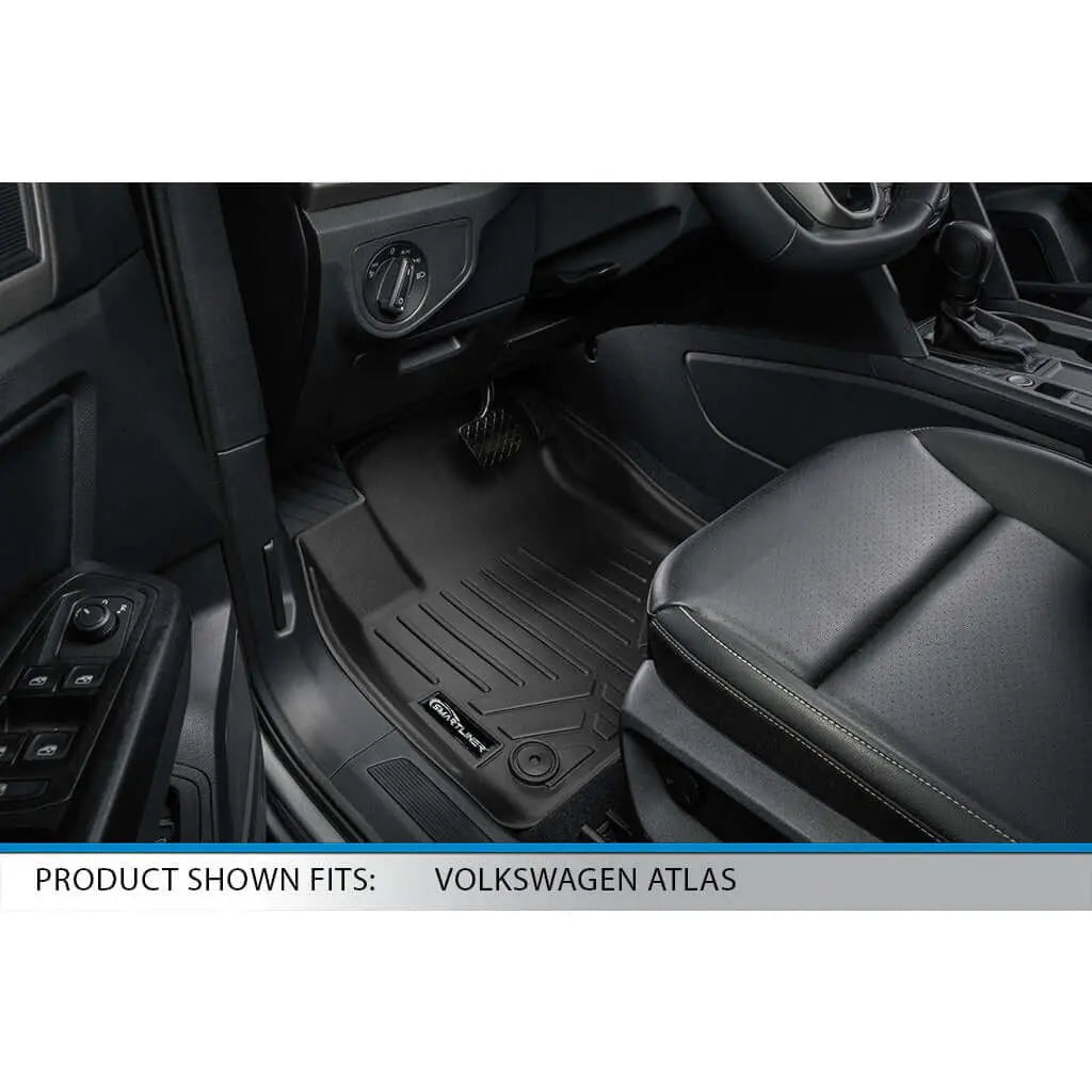 SMARTLINER Custom Fit Floor Liners For 2018-2026 Atlas (with 2nd Row Bench Seat) Smartliner USA