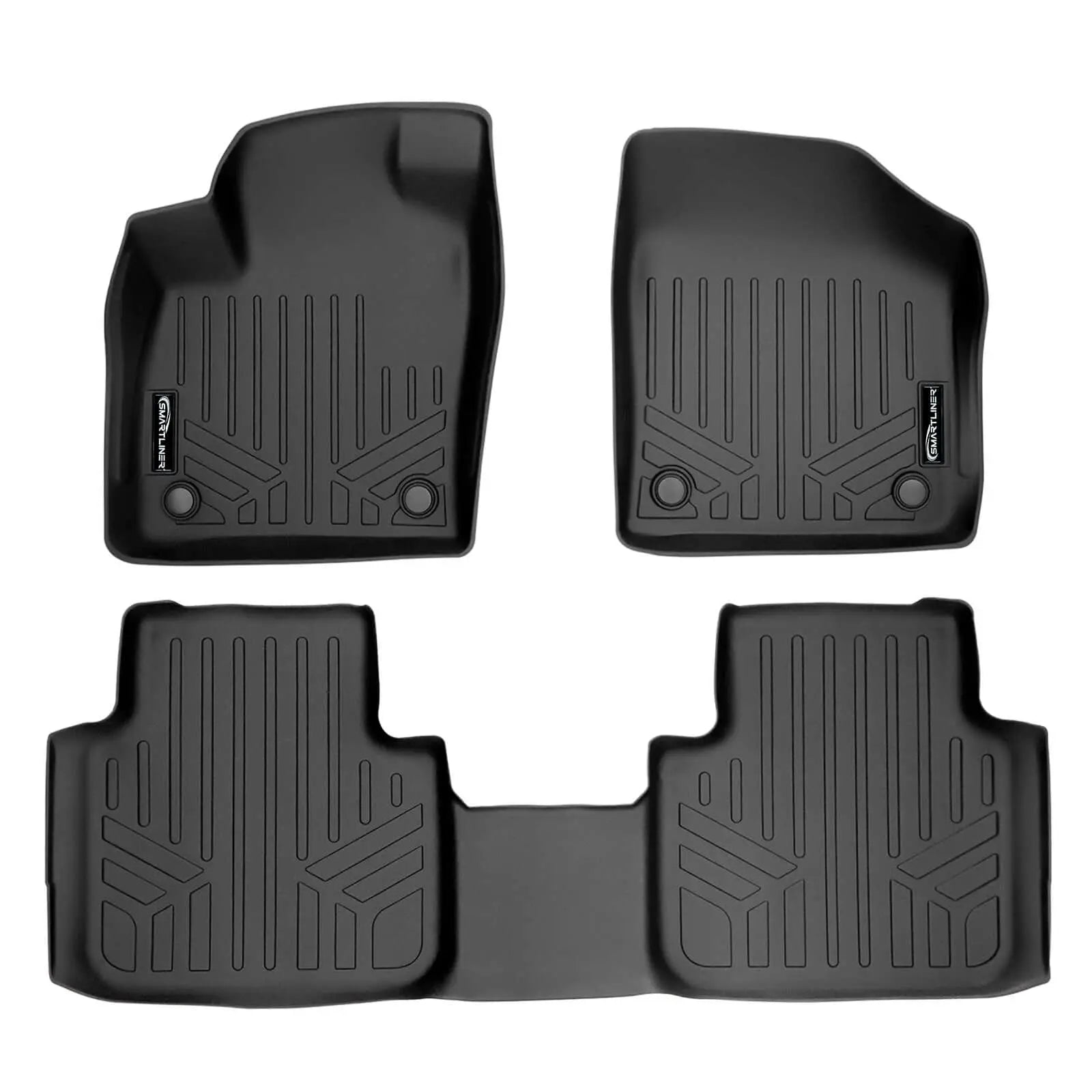 SMARTLINER Custom Fit Floor Liners For 2018-2026 Atlas (with 2nd Row Bench Seat) Smartliner USA
