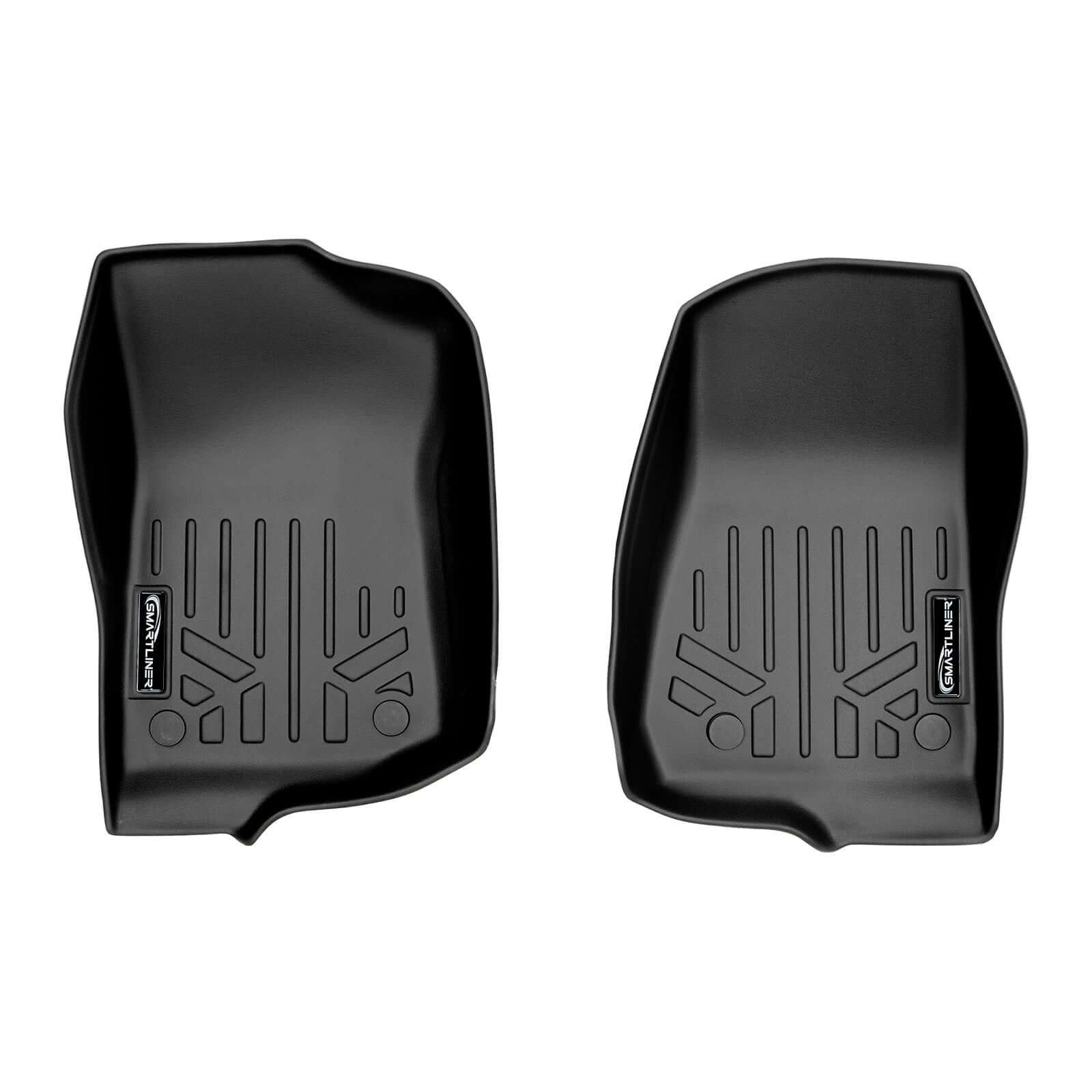SMARTLINER Custom Fit Floor Liners For 2018-2025 Jeep Wrangler 2-Door (JL New Body Style - not JK) Smartliner USA
