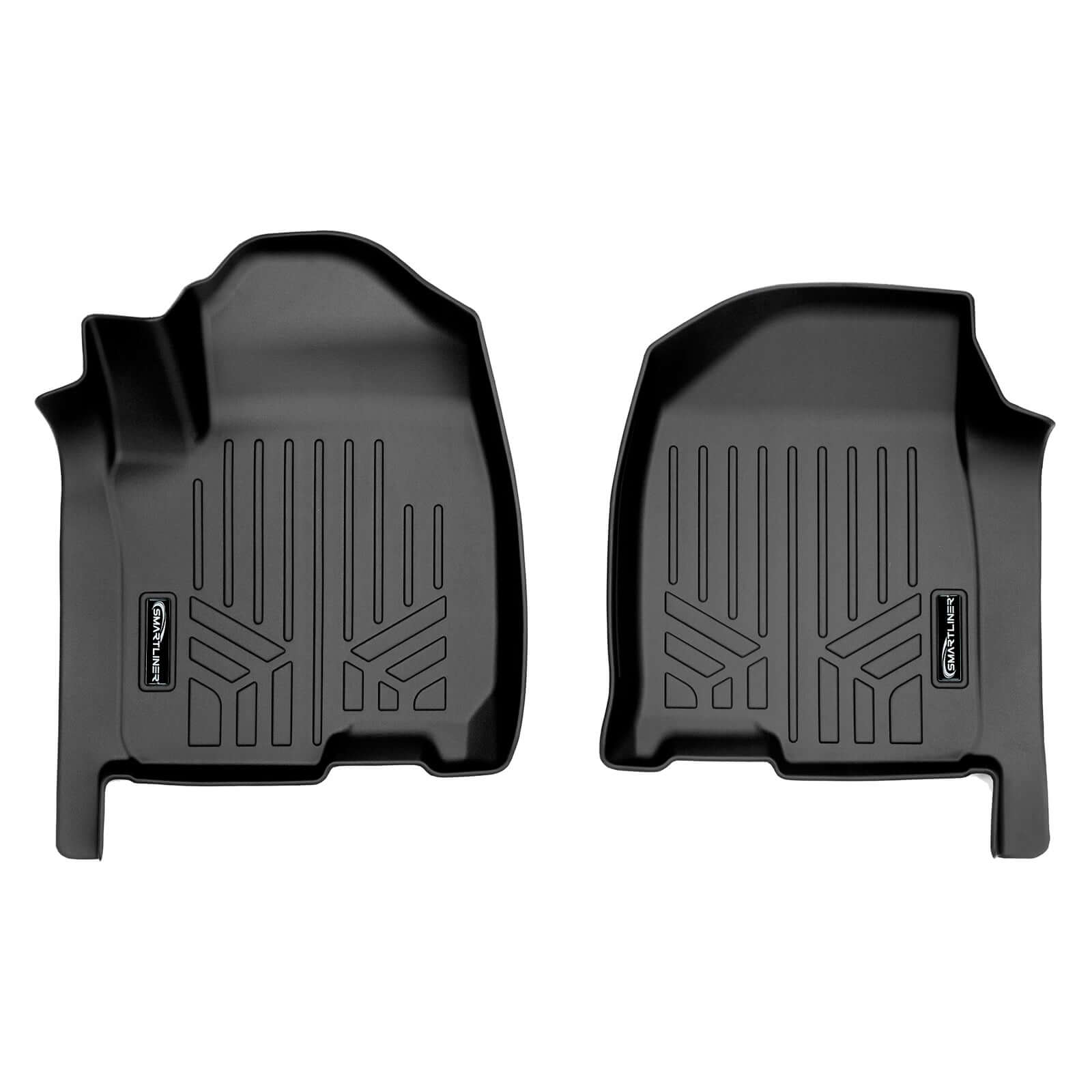 Smartliner USA SmartCoverage™ Floor Liners For 2019-2026 Silverado/Sierra 1500 Crew Cab (1st Row Bucket), further detail