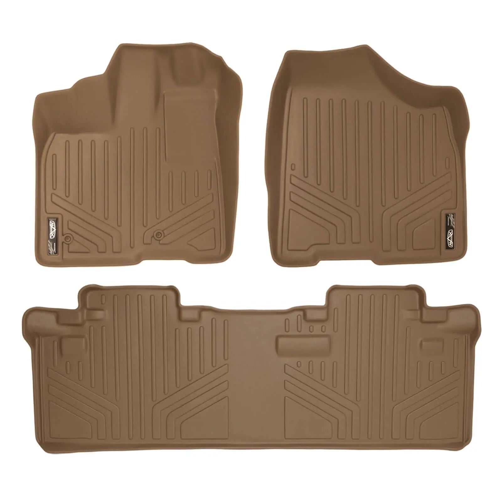 SMARTLINER Custom Fit Floor Liners For 2011-2012 Sienna (8 Passenger Model with Power Folding 3rd Row Seats) Smartliner USA