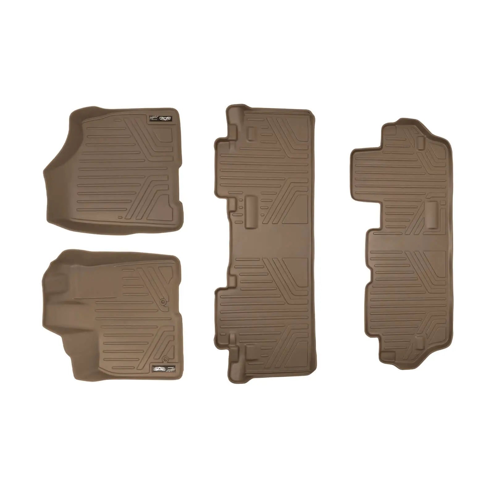SMARTLINER Custom Fit Floor Liners For 2011-2012 Sienna (8 Passenger Model with Power Folding 3rd Row Seats) Smartliner USA