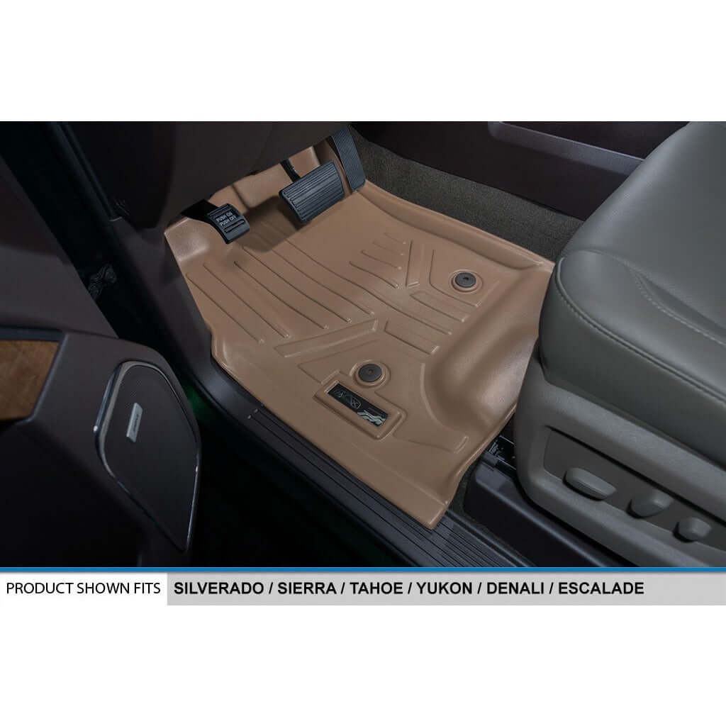 Smartliner USA SmartCoverage™ Floor Liners For Crew Cab 2014-2018 Silverado/Sierra 1500 - 2015-2021 2500/3500, further detail