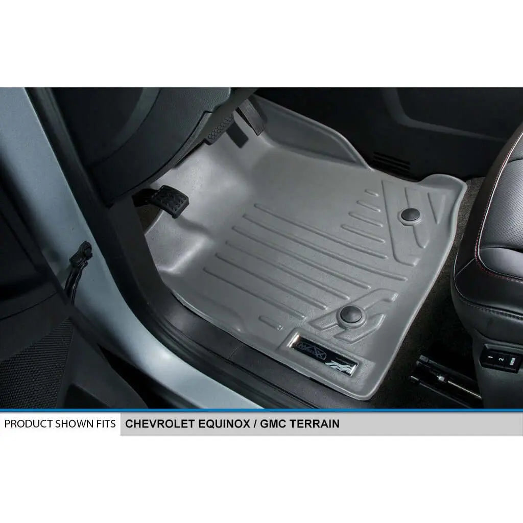 Smart Trim™ Custom Fit Floor Liners For 2011-2017 Chevy Equinox / GMC Terrain (with Dual Front Floor Posts) Smartliner USA
