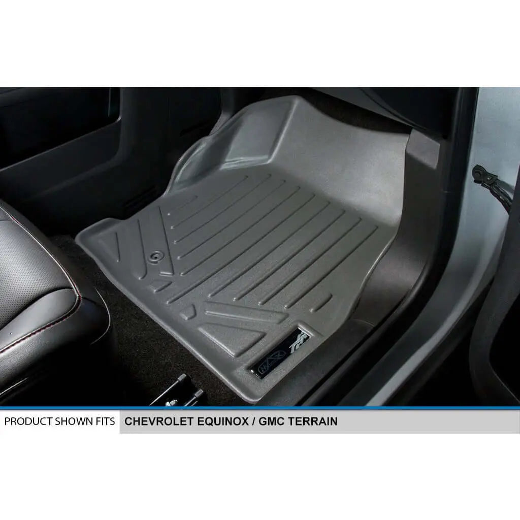 Smart Trim™ Custom Fit Floor Liners For 2011-2017 Chevy Equinox / GMC Terrain (with Dual Front Floor Posts) Smartliner USA