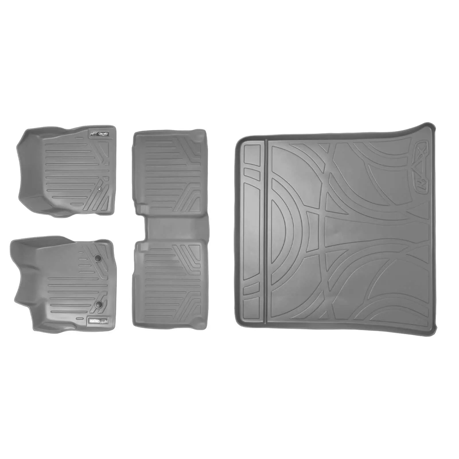 Smart Trim™ Custom Fit Floor Liners For 2011-2017 Chevy Equinox / GMC Terrain (with Dual Front Floor Posts) Smartliner USA