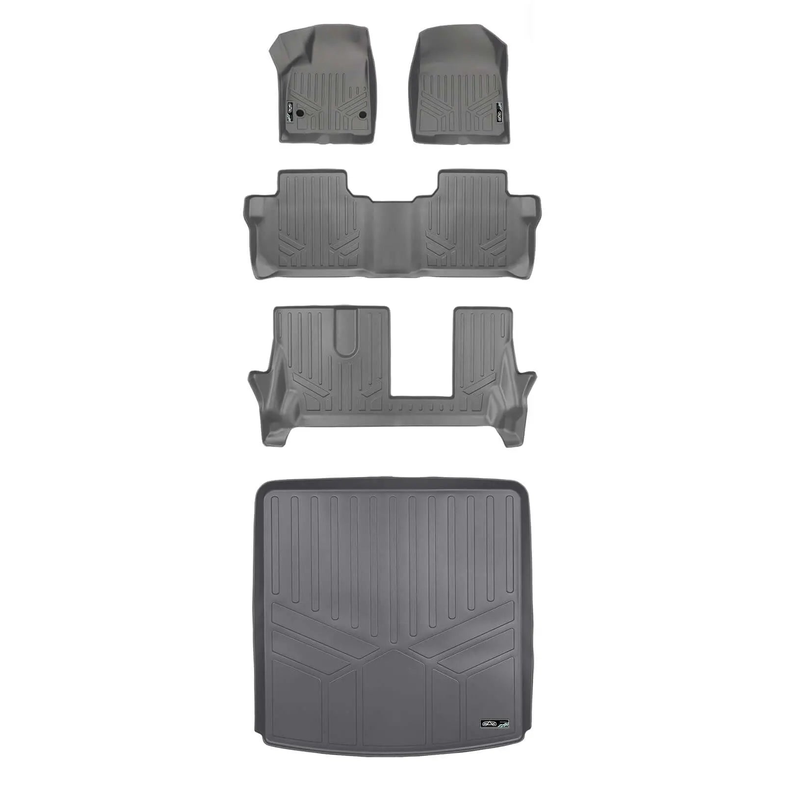 SMARTLINER Custom Fit Floor Liners For 2017-2023 GMC Acadia (7 Passenger) Smartliner USA
