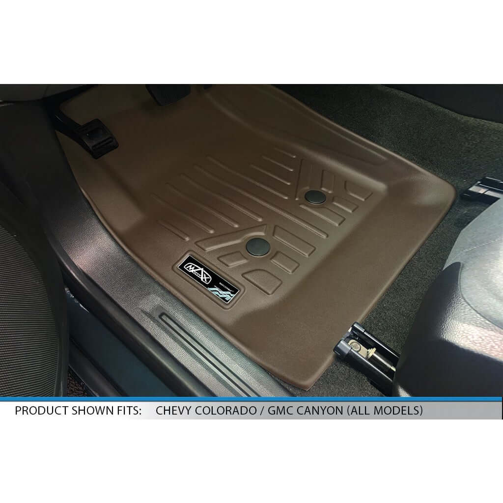 SMARTLINER Custom Fit Floor Liners For 2015-2022 Chevy Colorado Crew Cab / GMC Canyon Crew Cab Smartliner USA