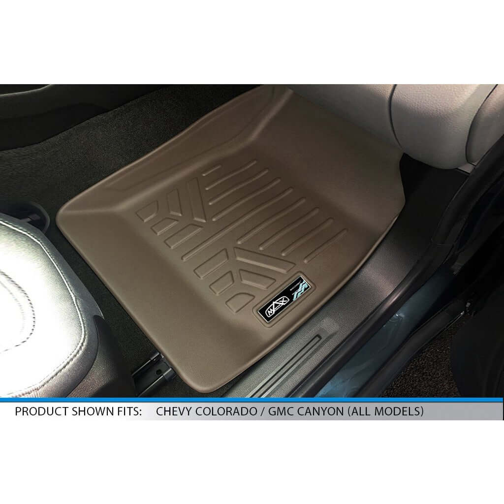 SMARTLINER Custom Fit Floor Liners For 2015-2022 Chevy Colorado Crew Cab / GMC Canyon Crew Cab Smartliner USA