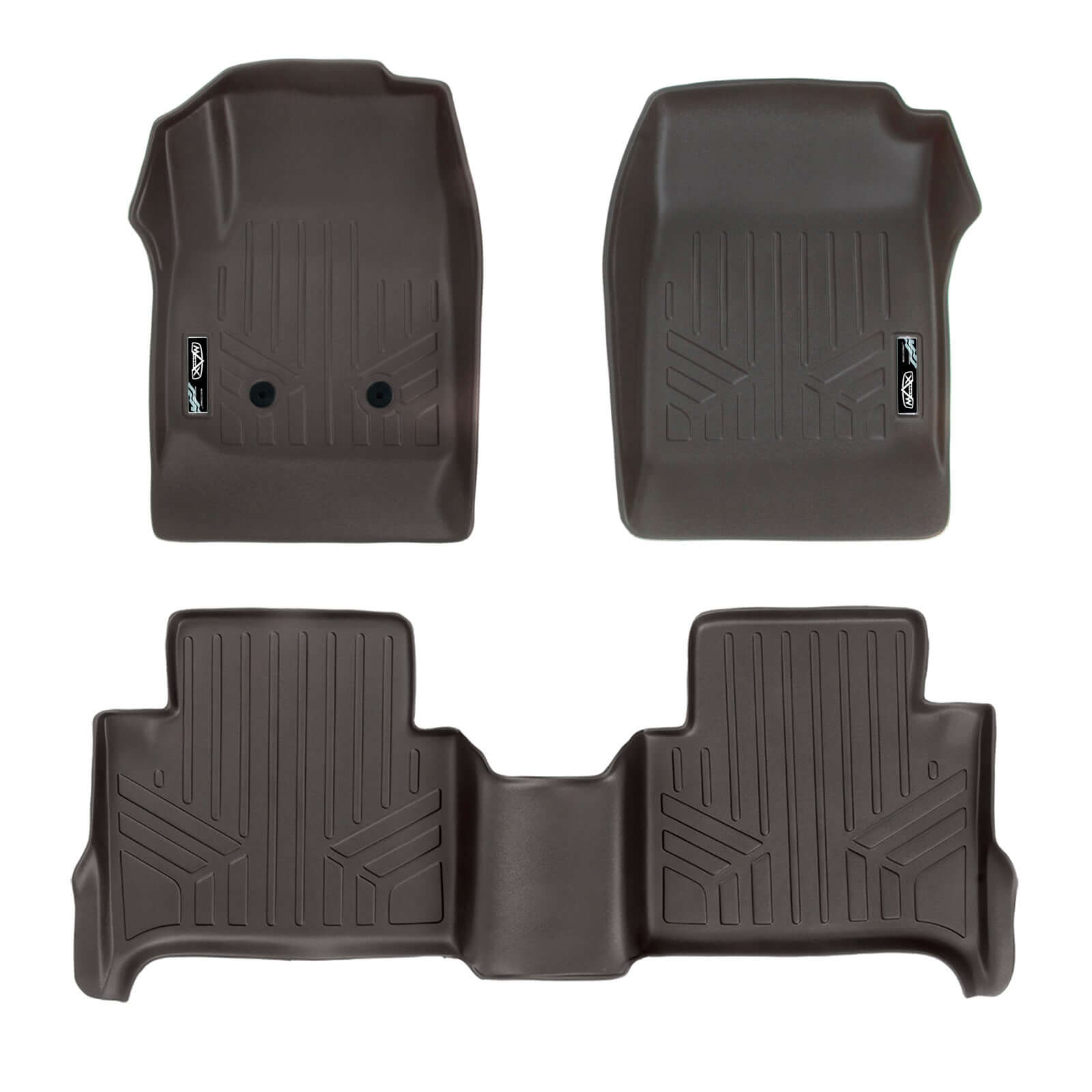 SMARTLINER Custom Fit Floor Liners For 2015-2022 Chevy Colorado Crew Cab / GMC Canyon Crew Cab Smartliner USA