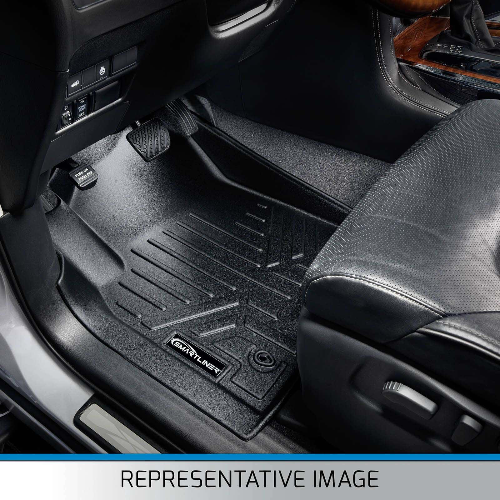 SMARTLINER Floor Liners for 2019 Silverado 1500 LD/ GMC Sierra 1500 LD Double Cab (Over the Hump Coverage), product detail