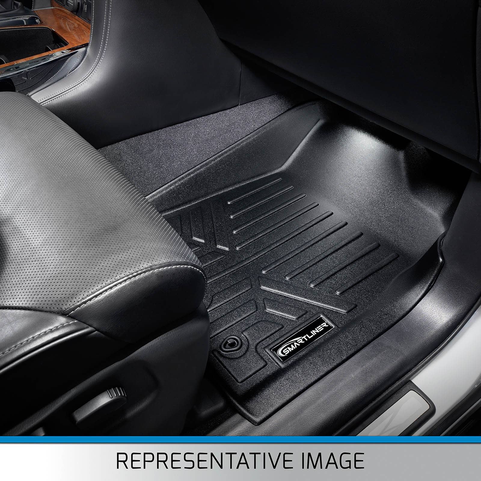 SMARTLINER Floor Liners for Double Cab 2019 Chevy Silverado 1500 LD (OTH), additional view 2