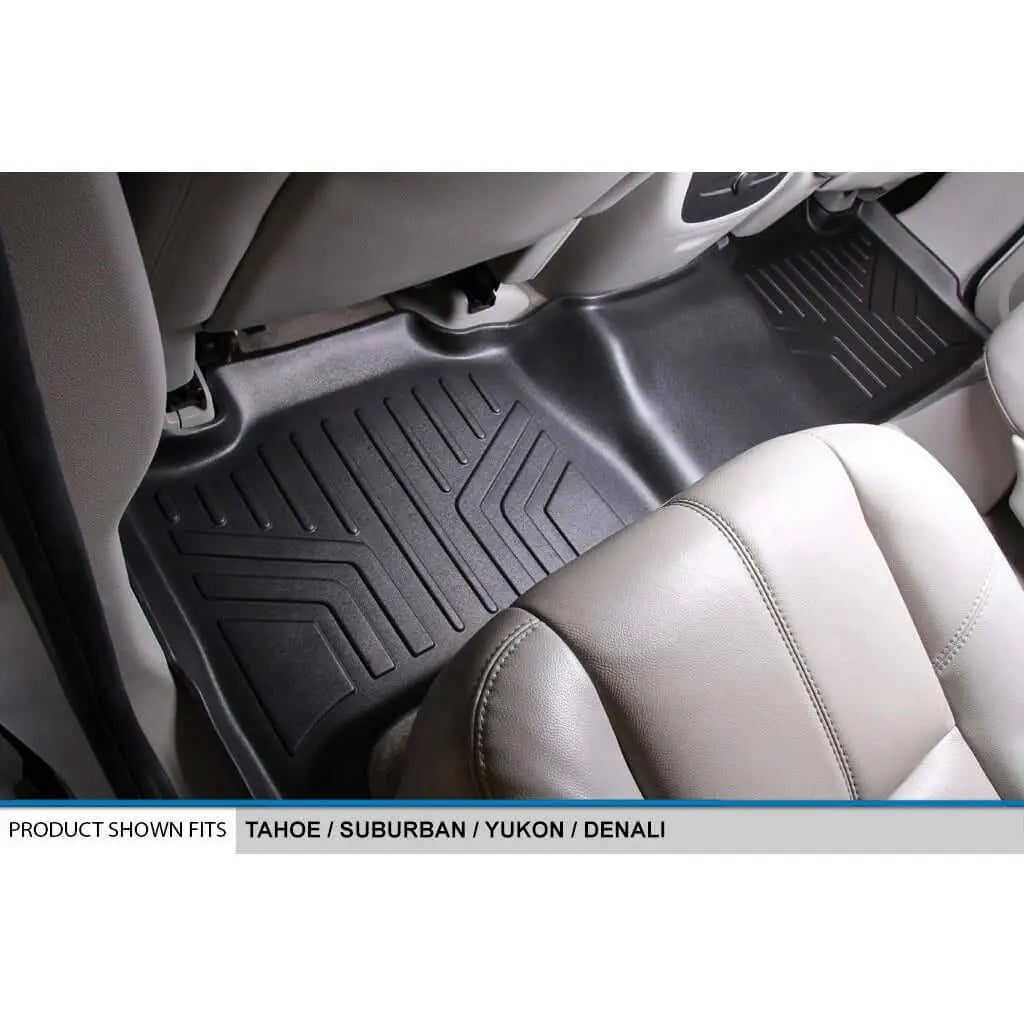 Smart Trim™ Custom Fit Floor Liners For 2007-2014 Tahoe / Suburban / Yukon / Yukon XL / Denali (No Hybrid Models) Smartliner USA