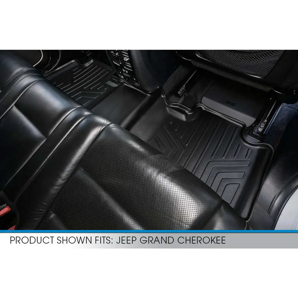 Smart Trim™ Custom Fit Floor Liners For 2013-2016 Jeep Grand Cherokee (without 2nd Row Center Console) Smartliner USA
