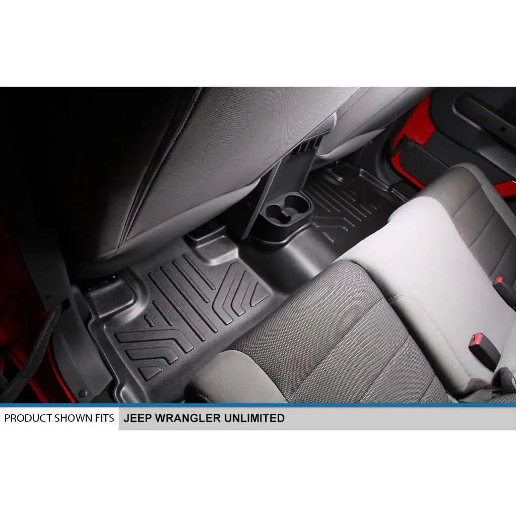 SMARTLINER Custom Fit Floor Liners For 2011-2013 Jeep Wrangler Unlimited (4-Door) Smartliner USA