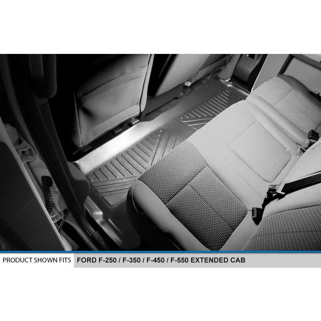 SMARTLINER Custom Fit Floor Liners For 2011-2012 F-250/F-350 Super Duty SuperCab with Depressed Drivers Side Pedal Smartliner USA