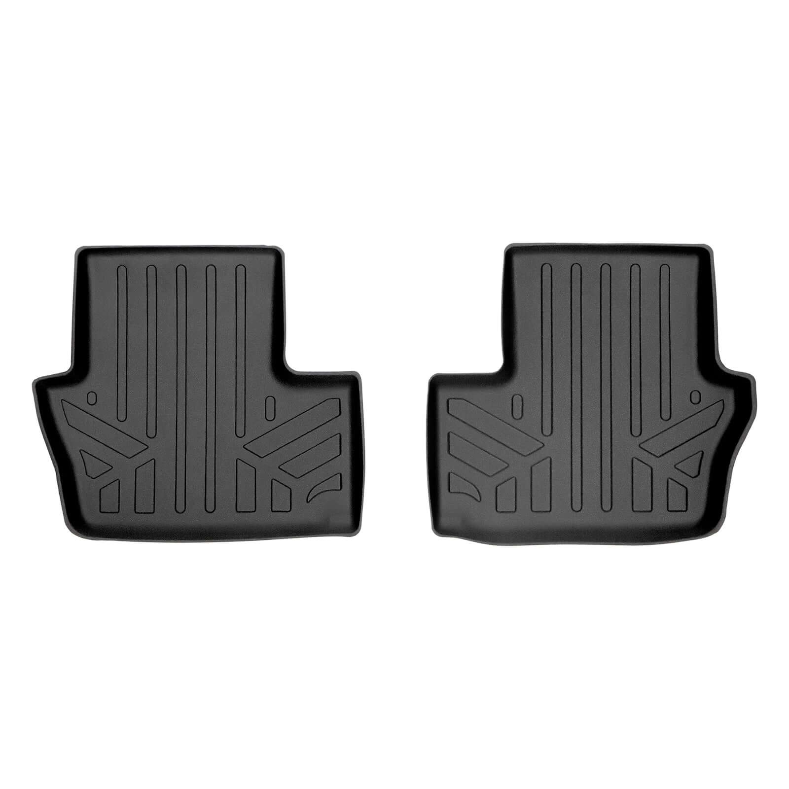 SMARTLINER Custom Fit Floor Liners For 2017 Jeep Patriot (with 1st Row Dual Driver Side Floor Hooks) Smartliner USA