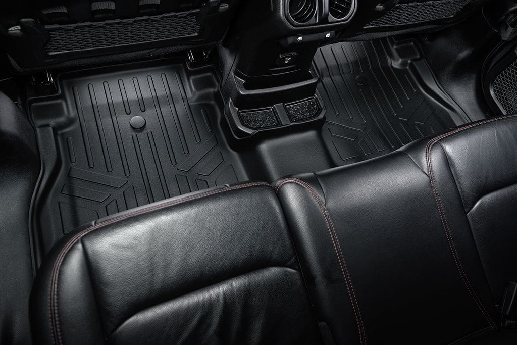 SMARTLINER Custom Fit Floor Liners For JL 2018-2024 Jeep Wrangler Unlimited 4-Door (JL New Body Style - not JK) Smartliner USA