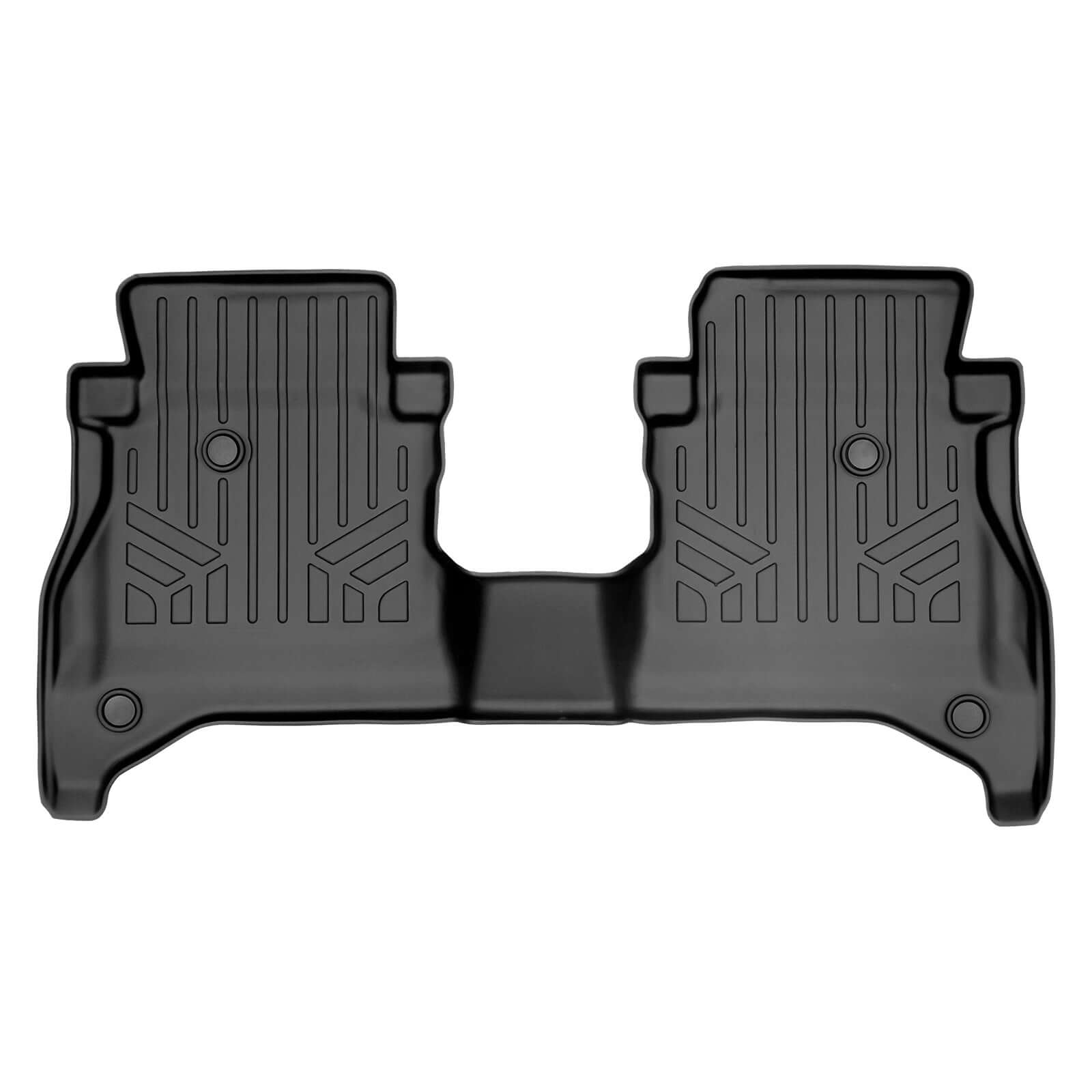 SmartCoverage™ Custom Fit Floor Liners For 2020-2026 Jeep Gladiator with Non Lockable Rear Underseat Storage Smartliner USA
