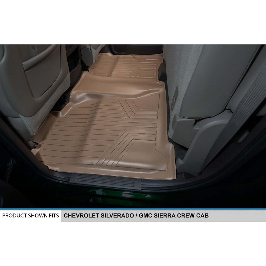Smartliner USA SmartCoverage™ Floor Liners For Crew Cab 2014-2018 Silverado/Sierra 1500 - 2015-2021, additional view 6
