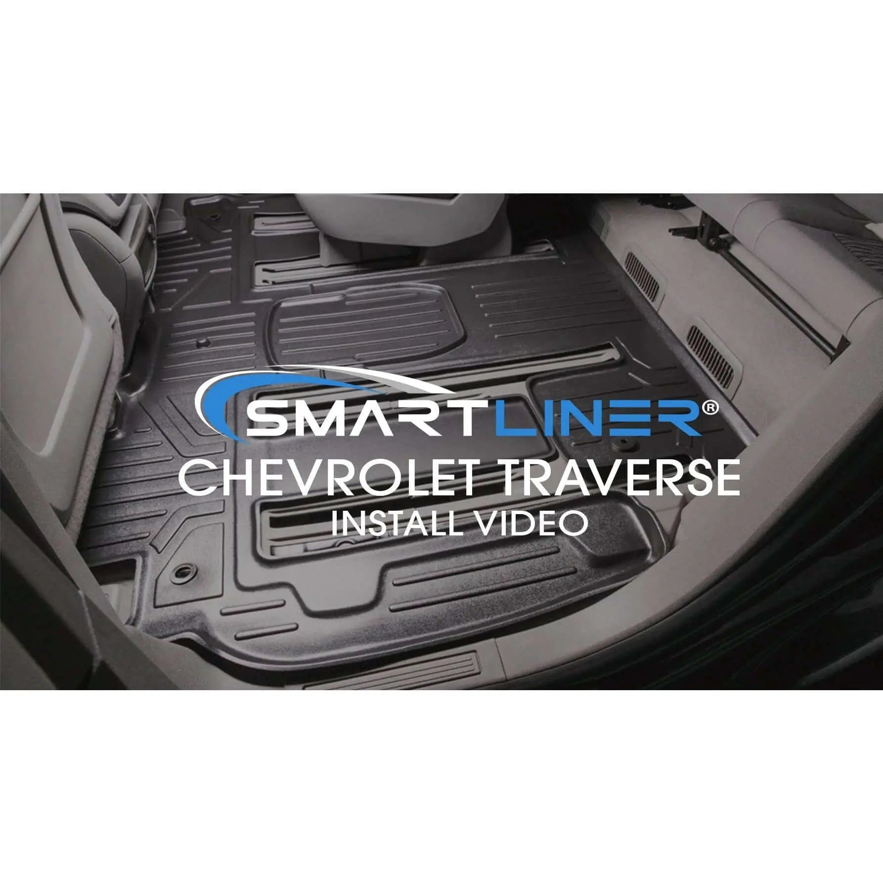 SMARTLINER Custom Fit Floor Liners For 2018-2023 Chevrolet Traverse (with 2nd Row Bench Seat) Smartliner USA