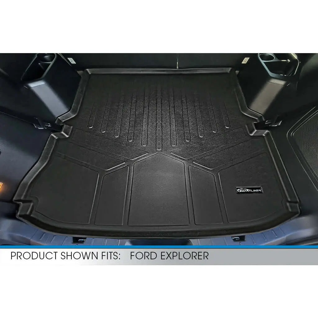 SMARTLINER Custom Fit Floor Liners For 2015-2016 Explorer (without 2nd Row Center Console) Smartliner USA
