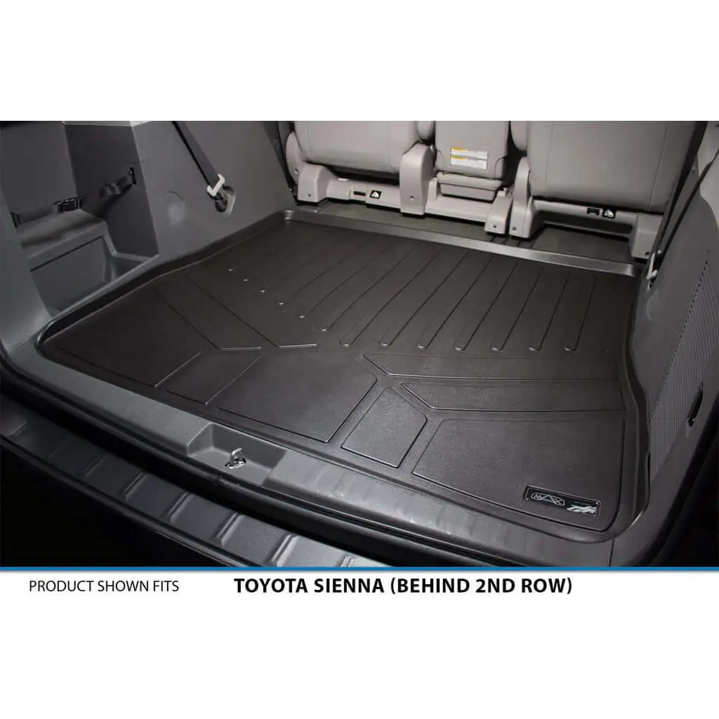 SMARTLINER Custom Fit Floor Liners For 2011-2012 Sienna (8 Passenger Model with Power Folding 3rd Row Seats) Smartliner USA