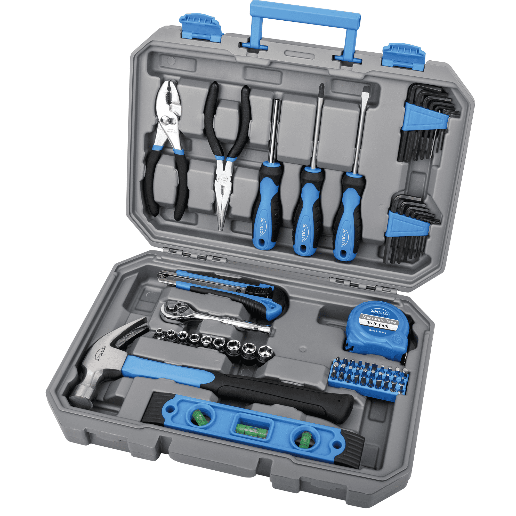 65 Piece Household and Mechanical Tool Set -- DT0001 Apollo Tools
