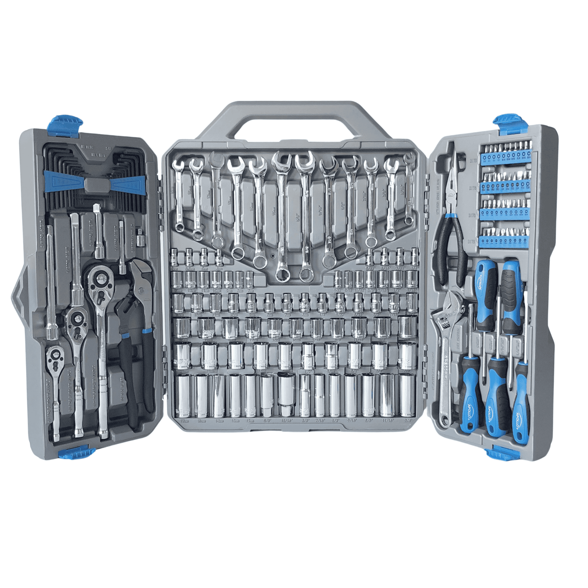 163 Piece Mechanics Tool Kit -- DT0002 Apollo Tools