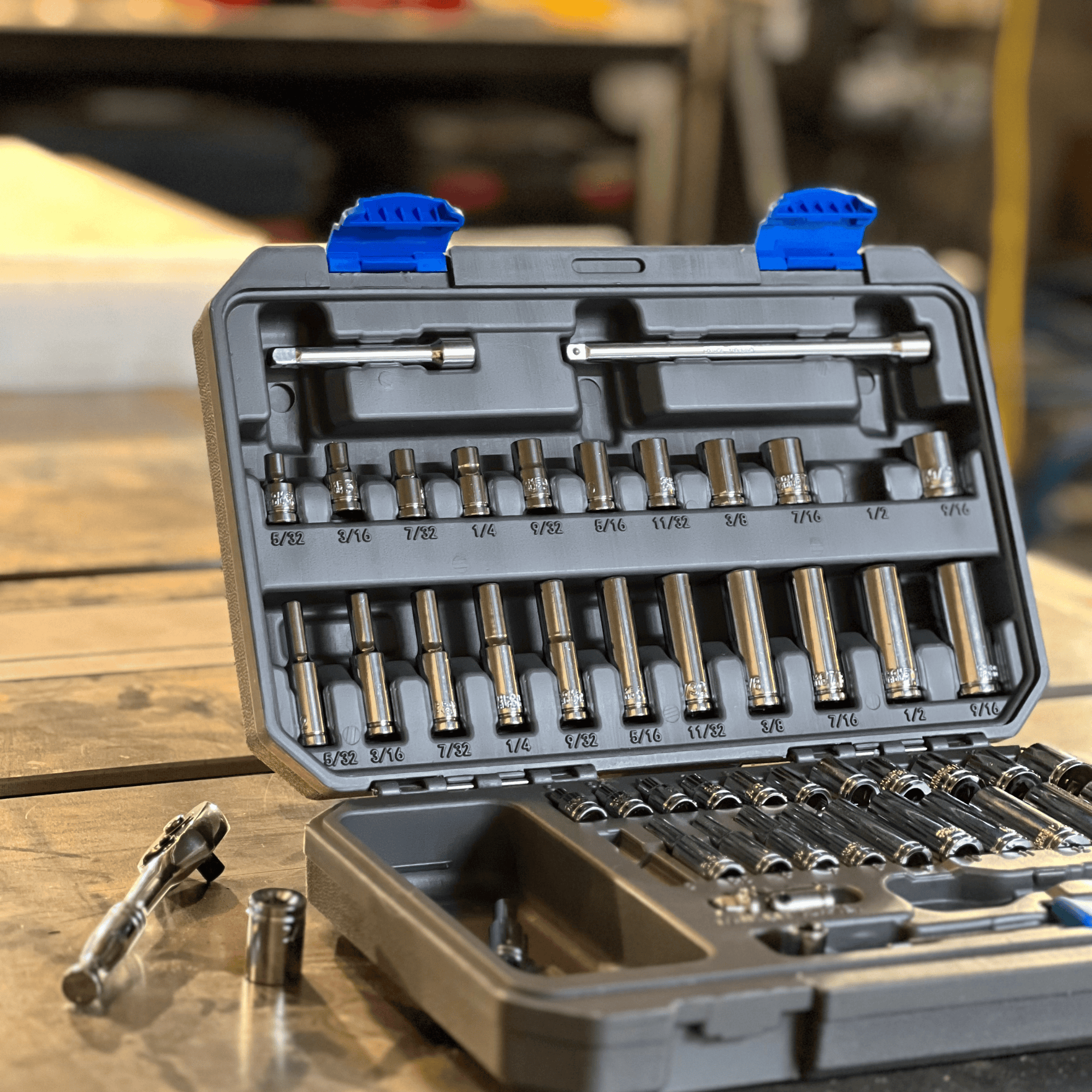 APOLLO TOOLS - DT0004-50 Piece ¼” Drive Socket Set Apollo Tools