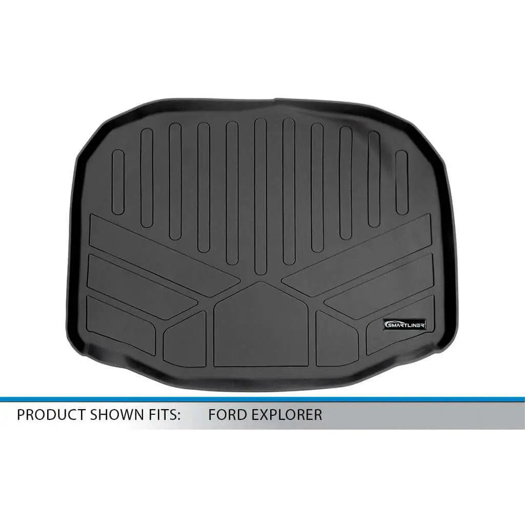 SMARTLINER Custom Fit Floor Liners For 2015-2016 Explorer (without 2nd Row Center Console) Smartliner USA