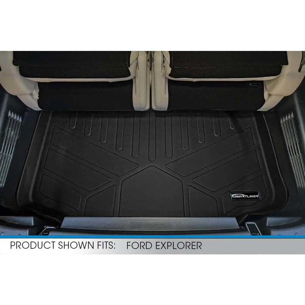 SMARTLINER Custom Fit Floor Liners For 2015-2016 Explorer (without 2nd Row Center Console) Smartliner USA