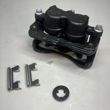 PayWut NAPA Adaptive One semi-loaded brake caliper for Chevrolet, Cadillac, GMC vehicles, shown with mounting hardware.