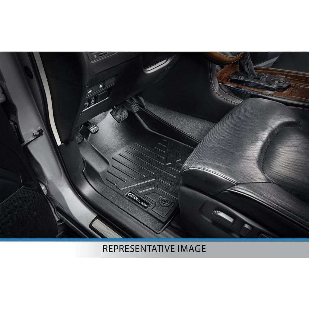 SMARTLINER Custom Fit Floor Liners For 1999-2007 Silverado/Sierra 1500/2500/3500 Crew Cab / 2000-2006 Escalade/Suburban/Yukon XL Smartliner USA