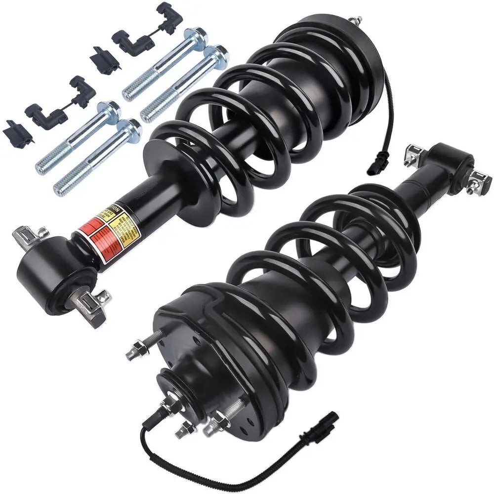 Pair of GM Service Guy front loaded quick shock struts with magnetic ride for 2015-2020 Cadillac Escalade, shown in the image.
