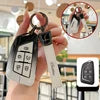 Zinc Alloy Silica Gel Car Key Case Cover Shell for Cadillac XT5 XT4 XT6 CT5 CT6 CT4 XTS ATSL SRX Key Ring Keychain Accessories Gm Service Guy
