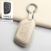 Gm Service Guy high-quality PU leather car key fob cover for Cadillac ATS, CTS, CT4, CT5, CT6, XTS, XT5 models.